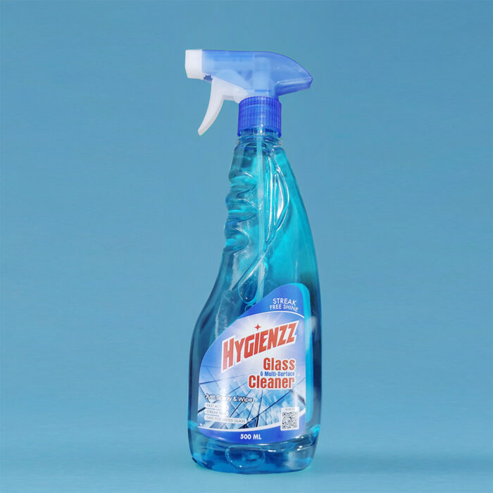 Hygienzz Glass & Multi-Surface Cleaner Bottle with Spray Nozzle