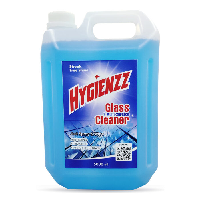 Hygienzz Glass & Multi-Surface Cleaner Liquid 5 Litre