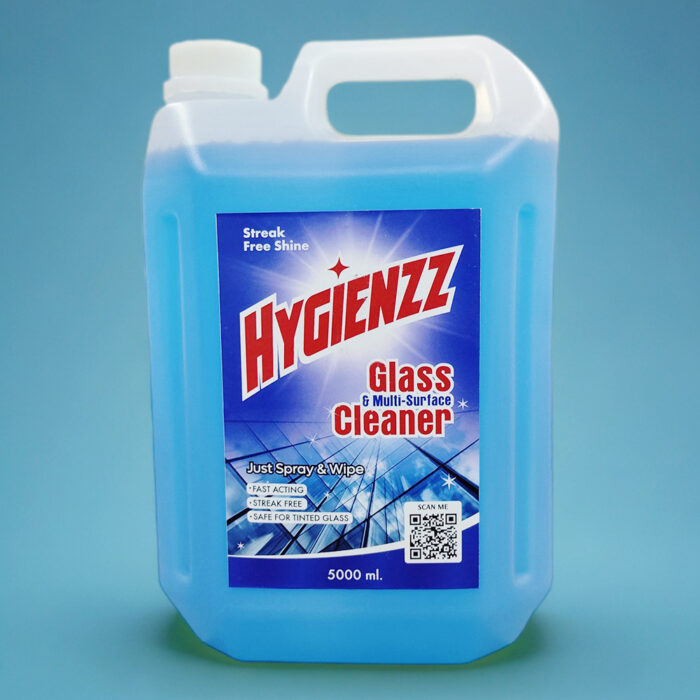 Hygienzz Glass & Multi-Surface Cleaner Liquid 5 Litre